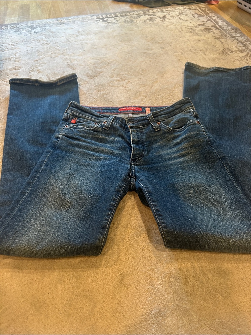 G-Star Women's Blue Bootcut Jeans with Subtle Fade